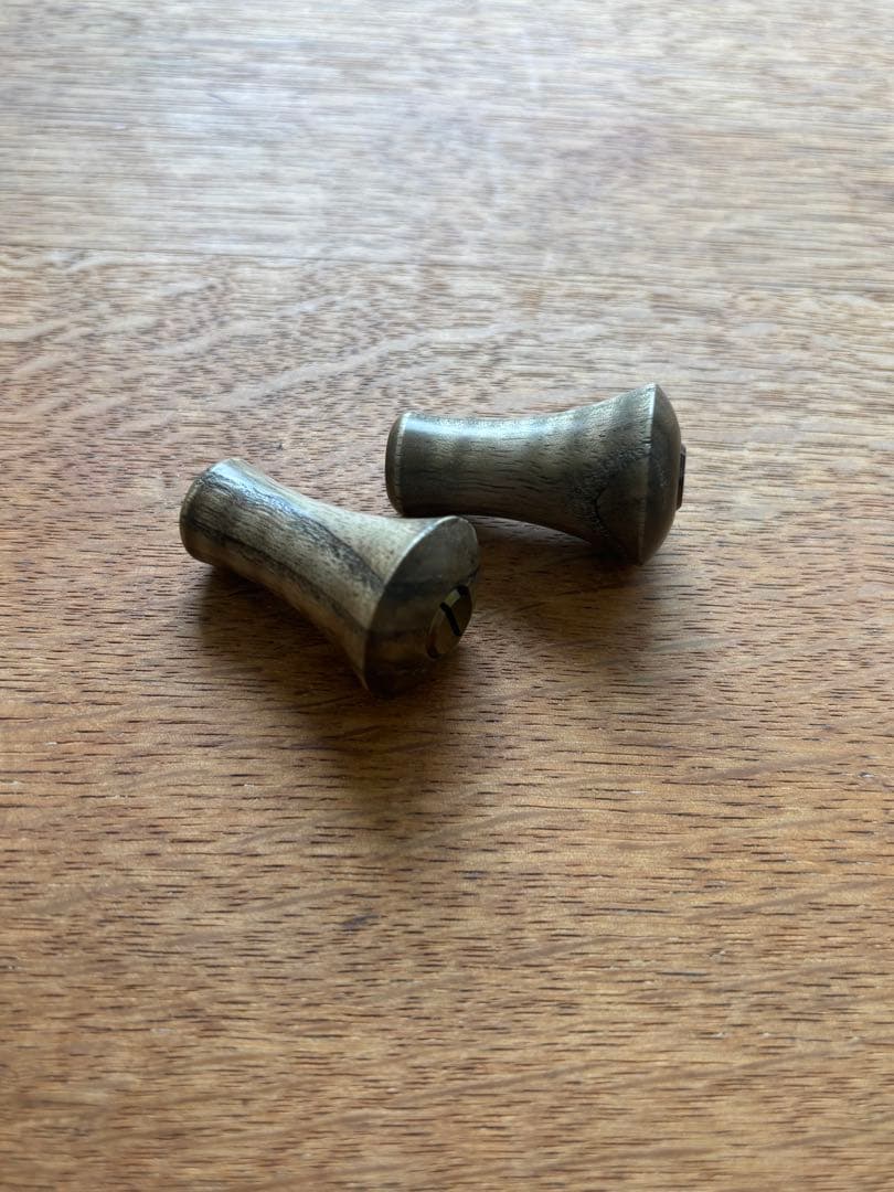 ハンドルノブ 神代栃 ラウンドタイプ　スプリームスタイル　わたらせ樹脂工房