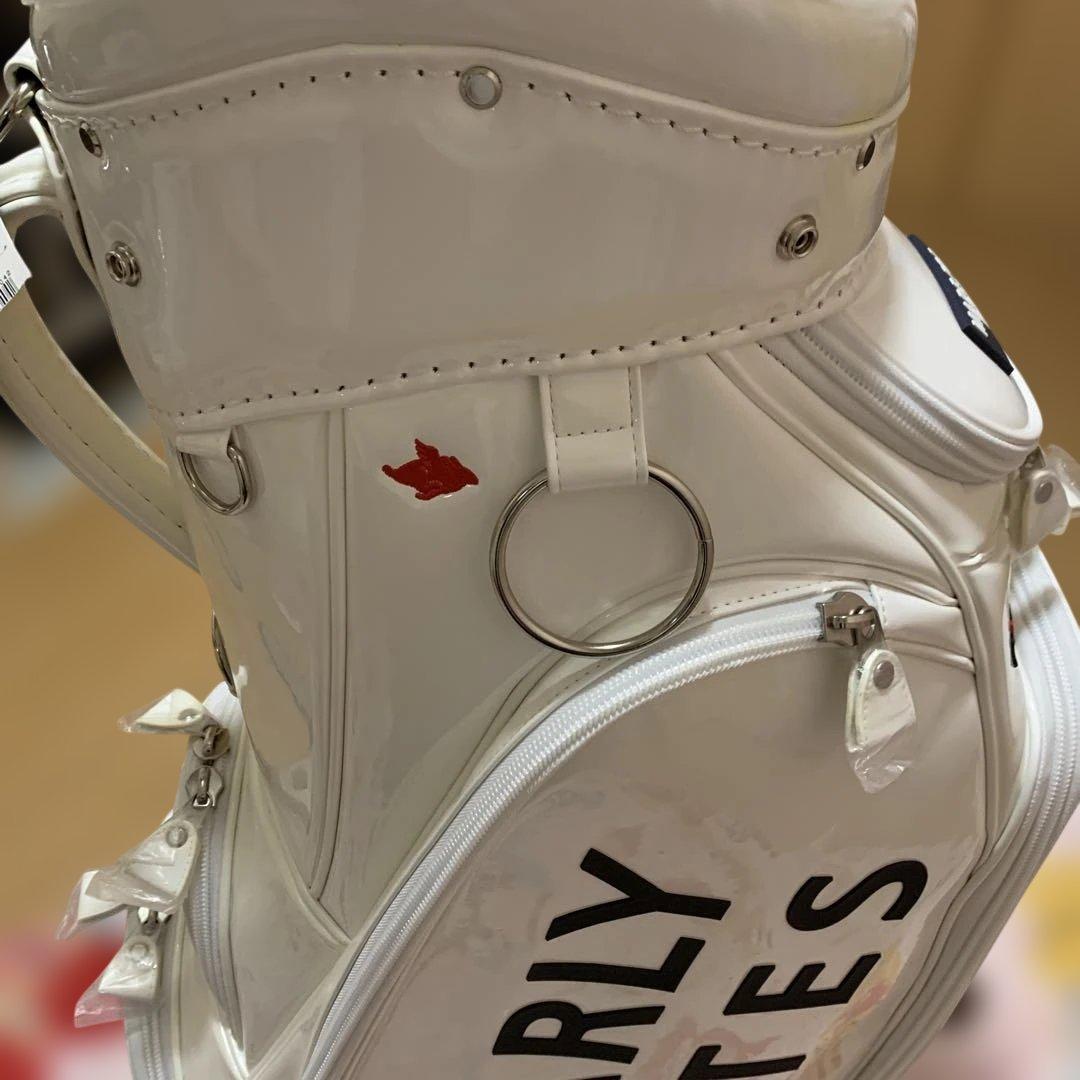 新品　PEARLY GATES パターンオーダー品 　キャディーパッグ　白