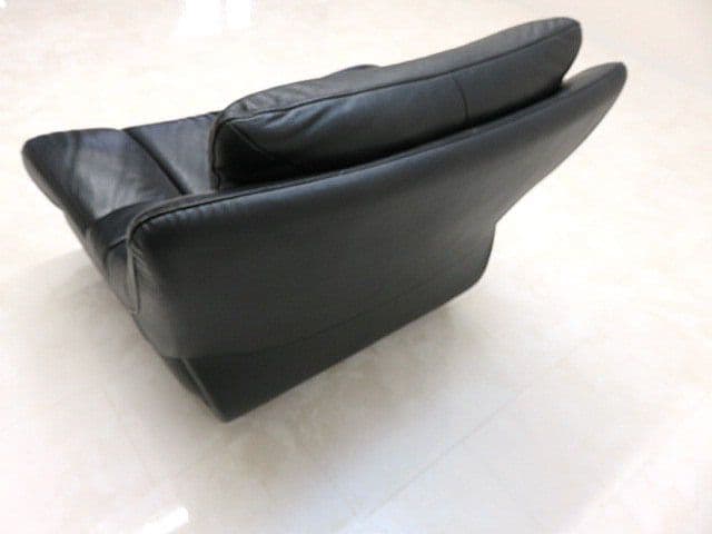 カリモク 「ディレトーレ」 本革1人掛けソファ 　1Pソファ/パーソナルチェア