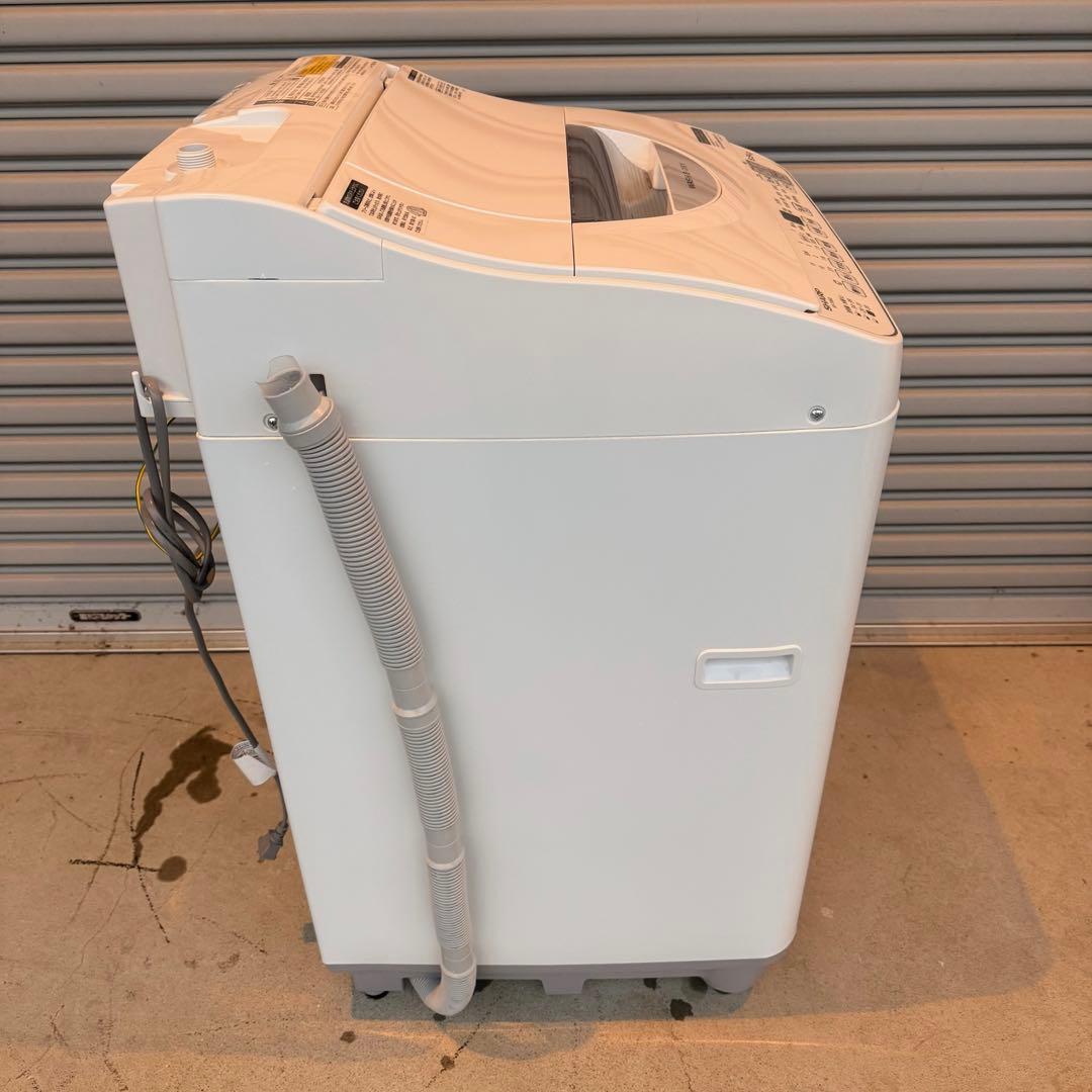 ●極美品 女性オーナー シャープ 洗濯機 ES-TX6G-S 6.5/3.5kg