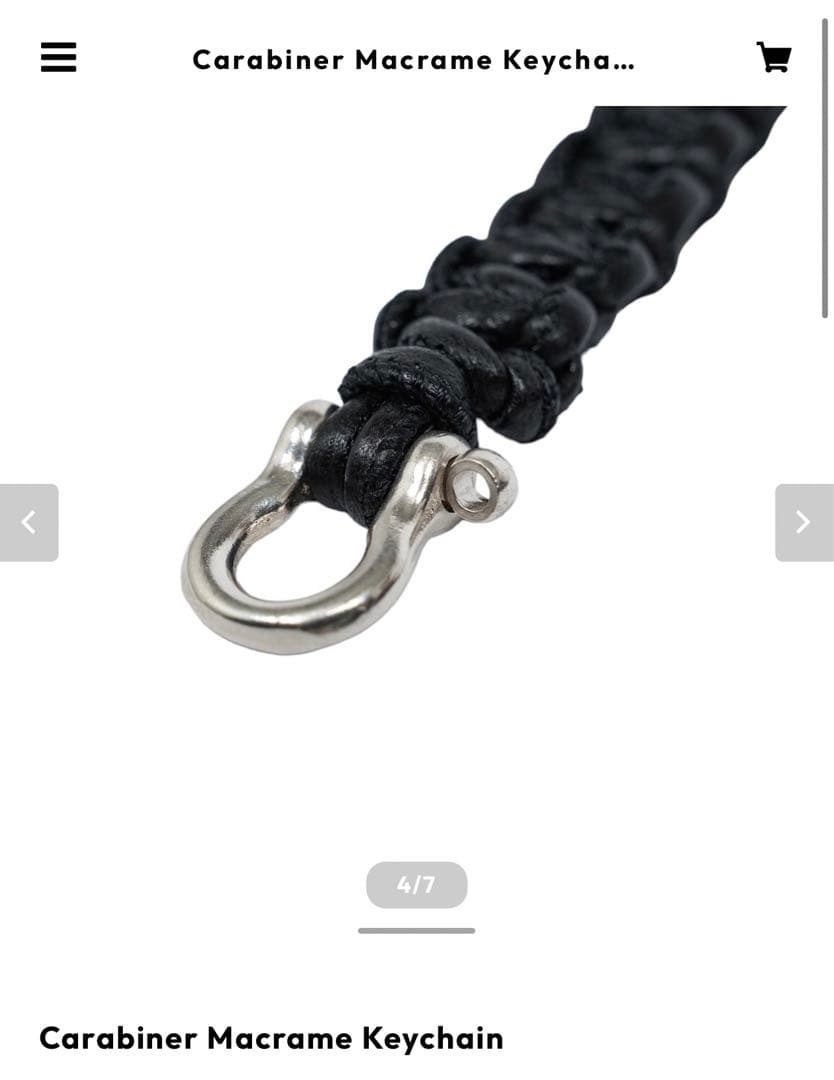 小物 DECi Carabiner Macrame Keychain OVY