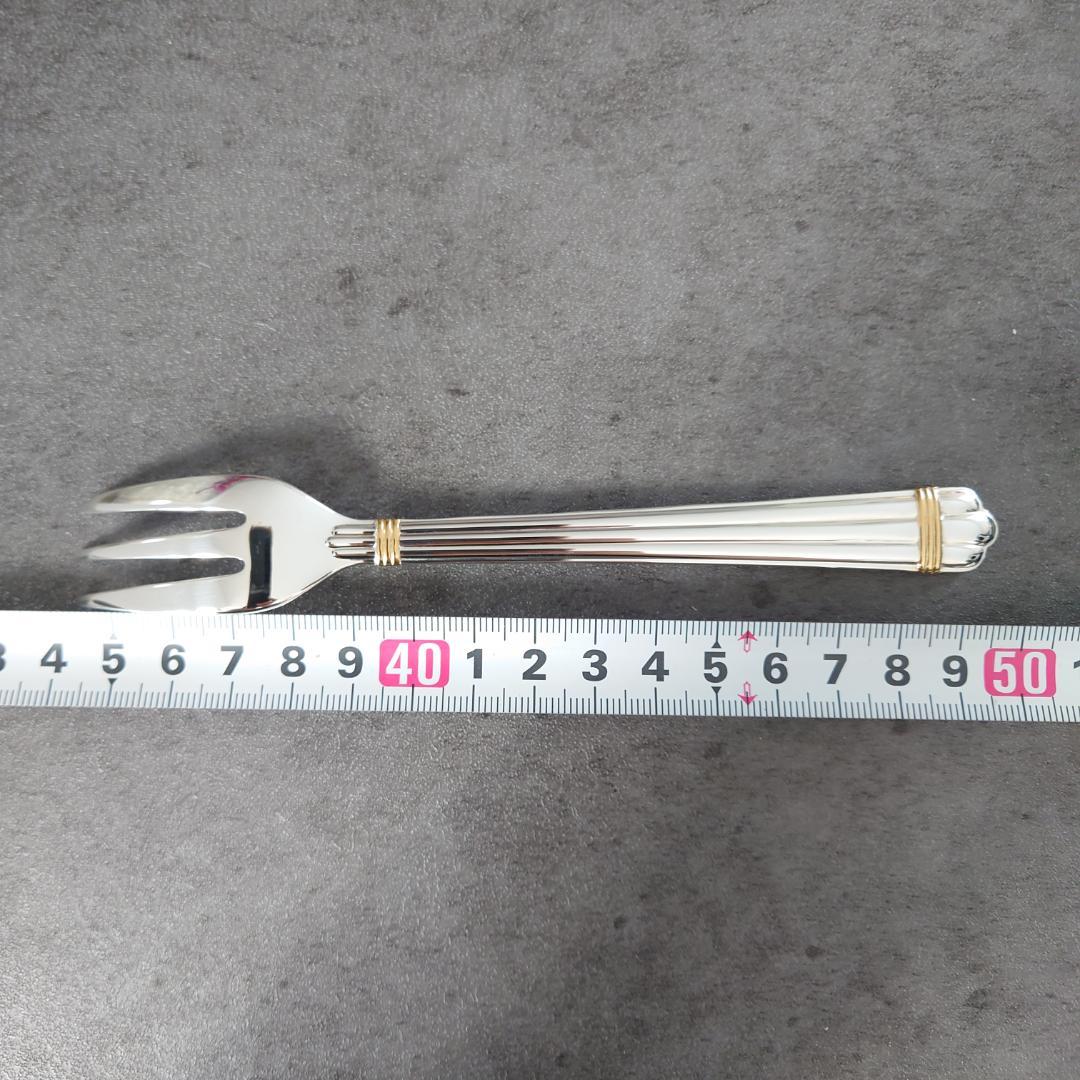 美品 クリストフル アリアゴールドリング ケーキフォーク 未開封含む 6点