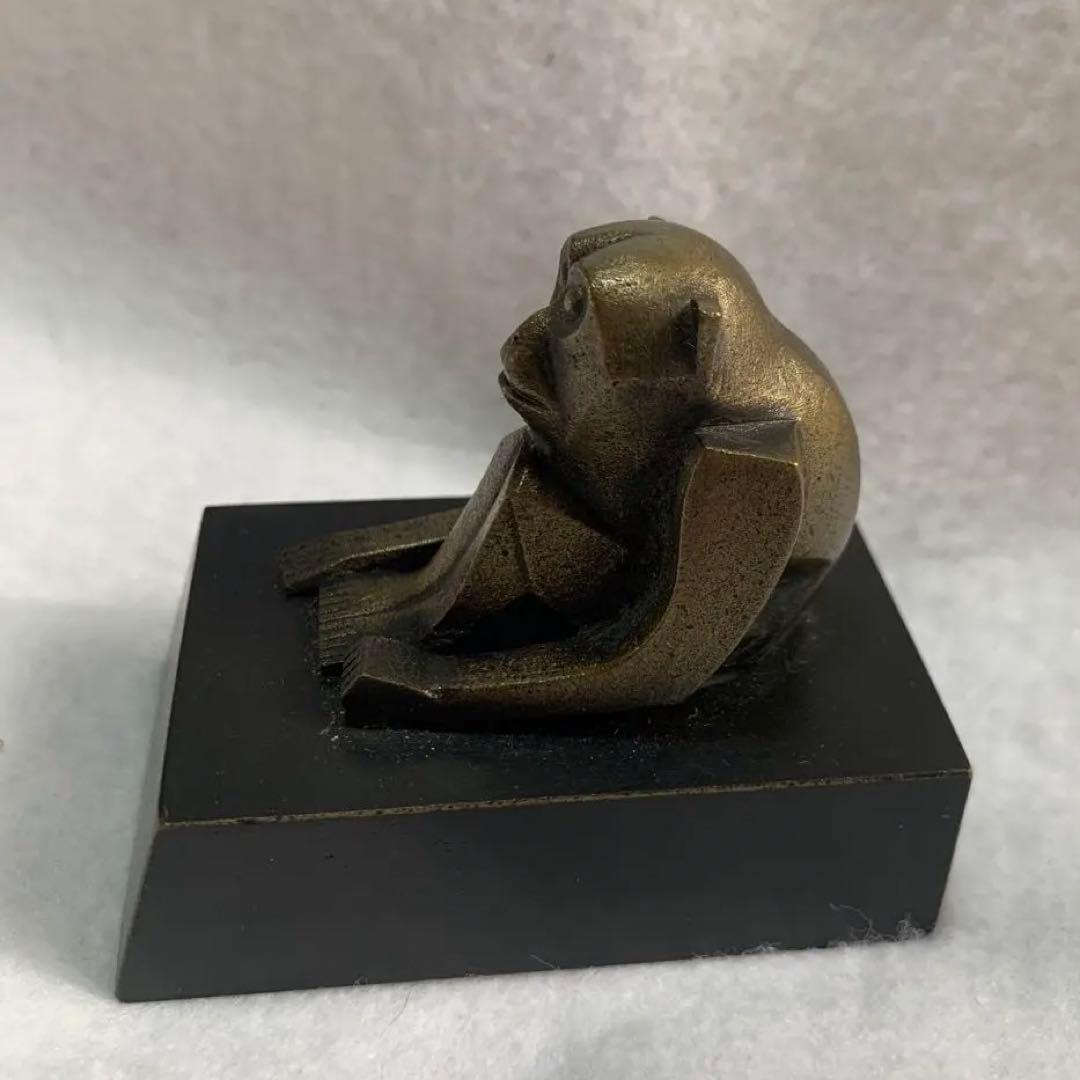 申　さる　干支　金属工芸　大勝堂　銀座