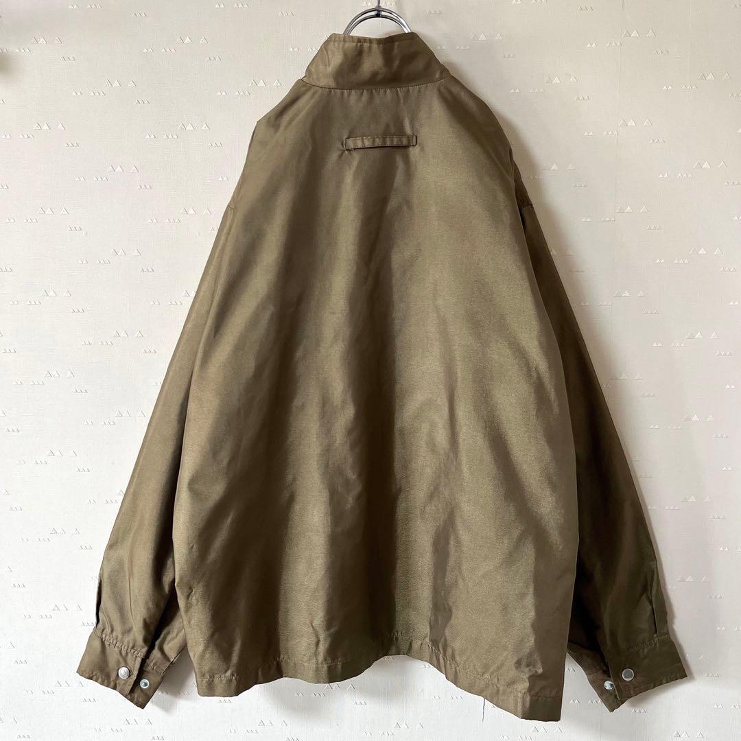 古着 90's オールド ステューシー ナイロンジャケット オリーブ コヨーテ