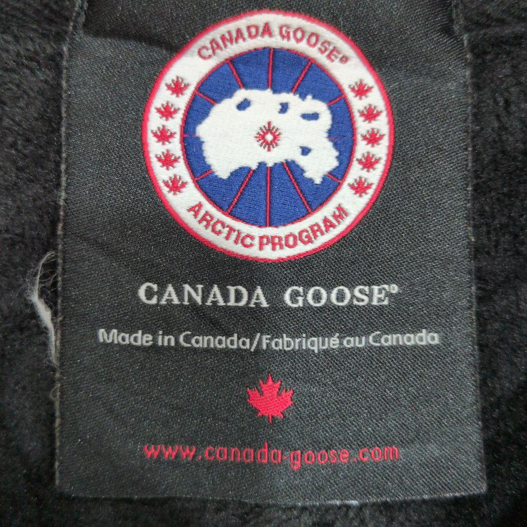 カナダグース トレーナー 黒 ロゴ ワッペン   完売品