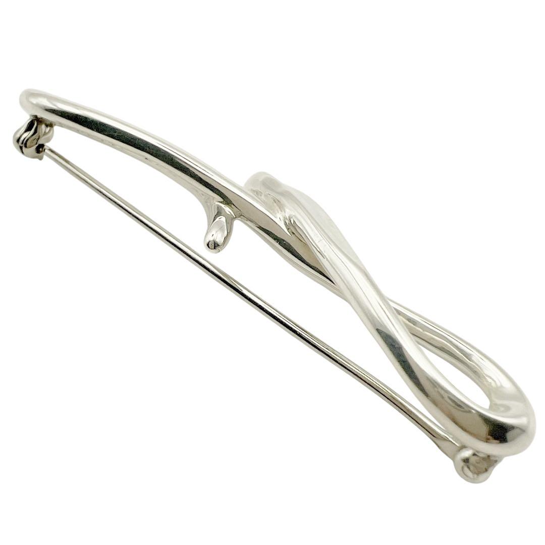 美品✨ティファニー　アルファベットF ピンブローチ　シルバー