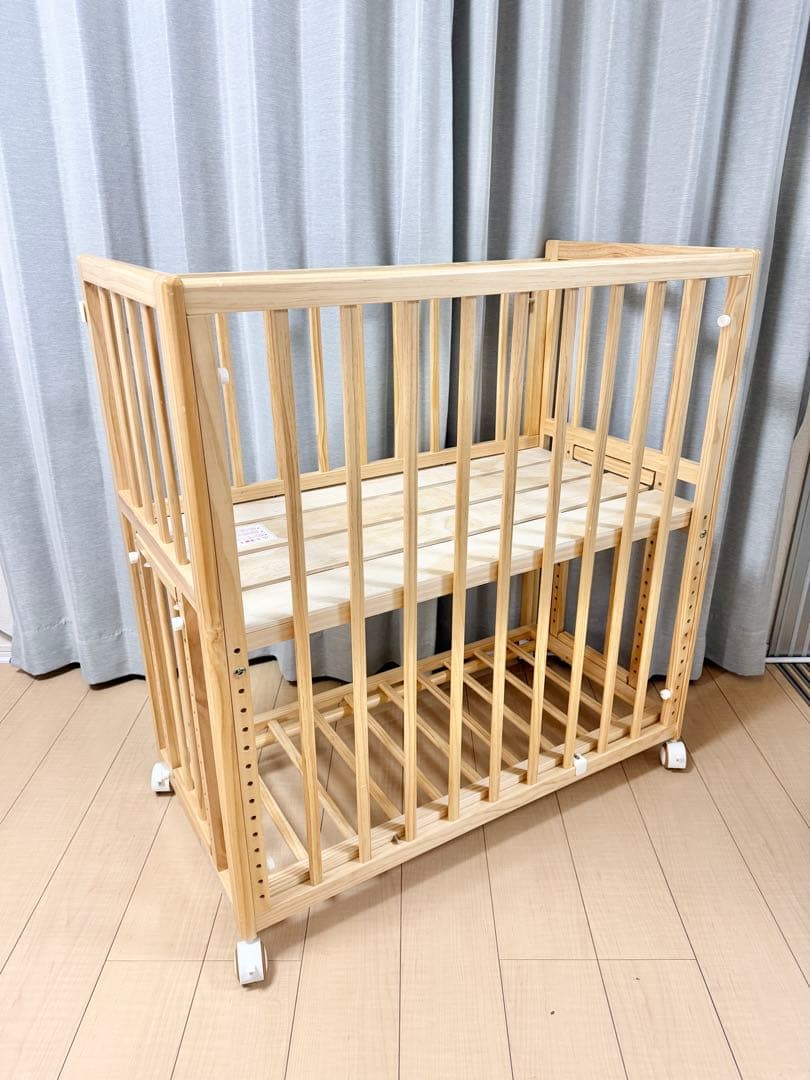 yamatoya 大和屋 そいねーる＋ロング ベビーベッド ナチュラル