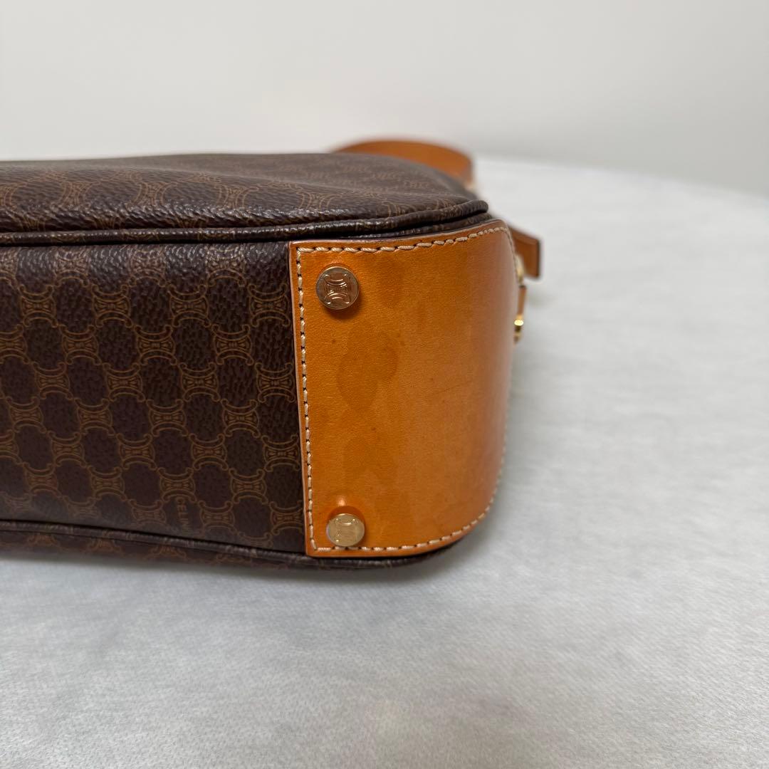 CELINE セリーヌ　マカダム柄　ホーボー　ワンショルダーバッグ