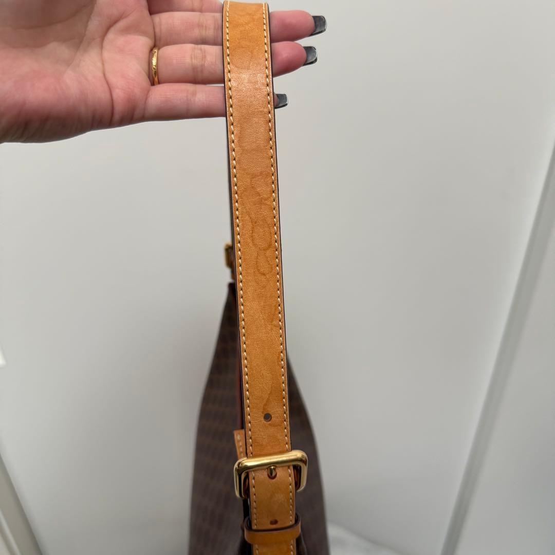 CELINE セリーヌ　マカダム柄　ホーボー　ワンショルダーバッグ