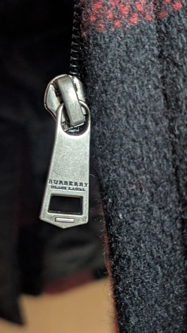 BURBERRY BLACK LABEL　チェック柄　ダッフルコート　メンズ