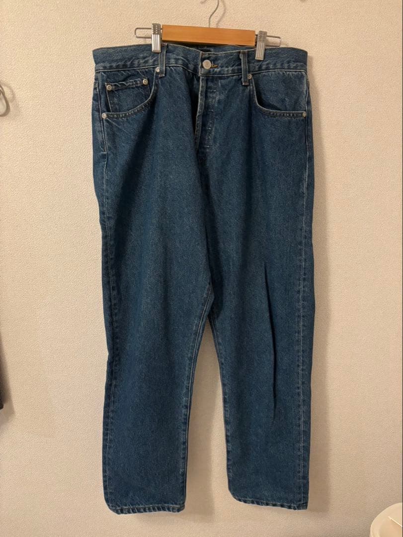 【美品】stussy ブルー デニム ジーンズ L