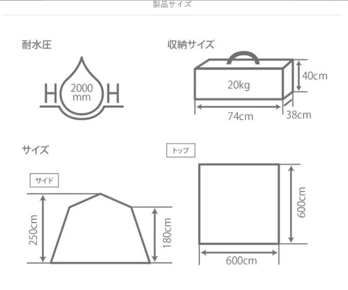 DOD 6×6 BASE ロクロクベース TT10-560-TN 大型シェルター