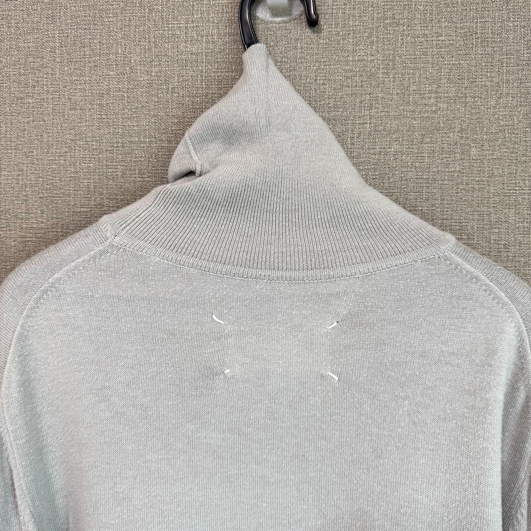 MaisonMargiela メゾンマルジェラ エルバーポッチ付ハイネックニット