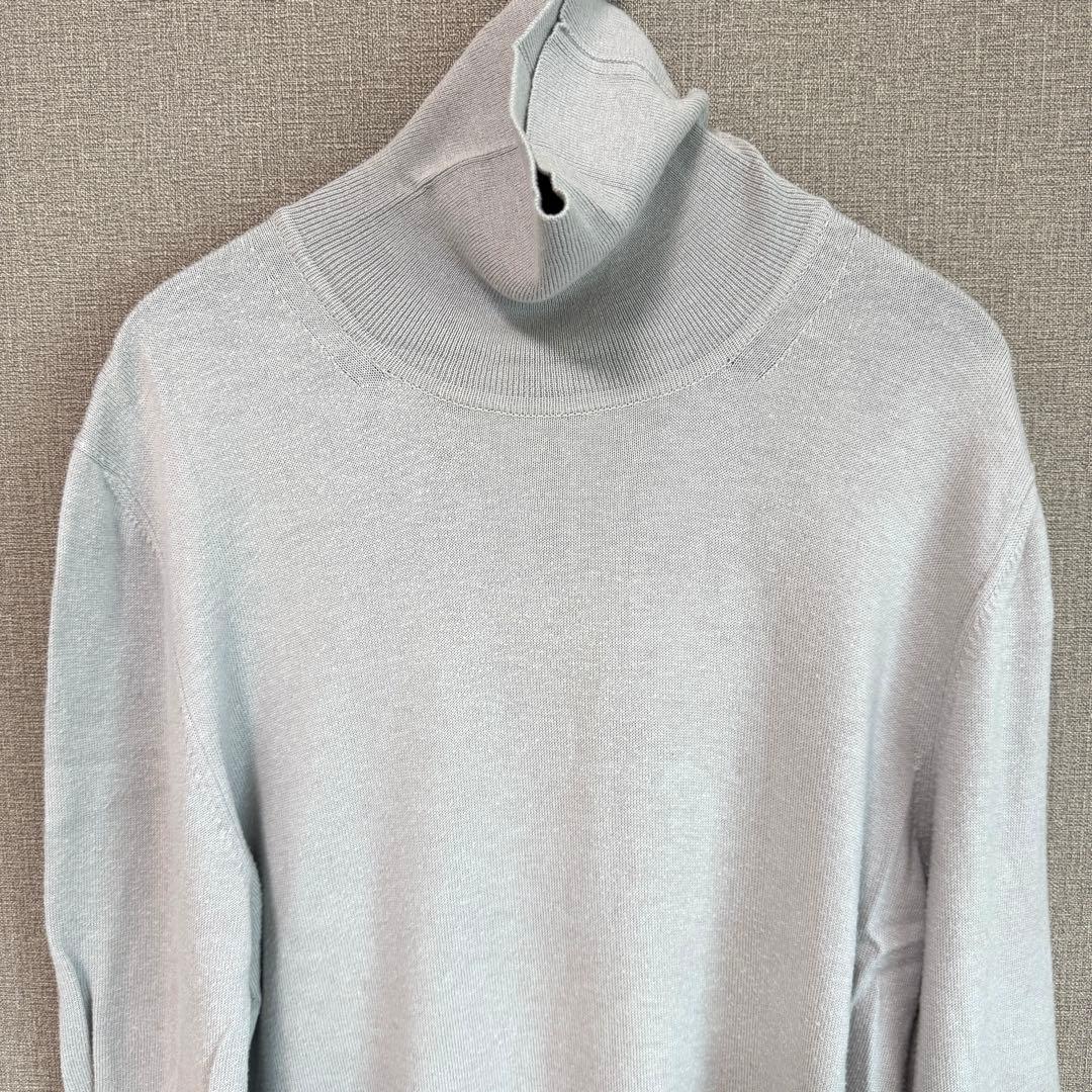 MaisonMargiela メゾンマルジェラ エルバーポッチ付ハイネックニット