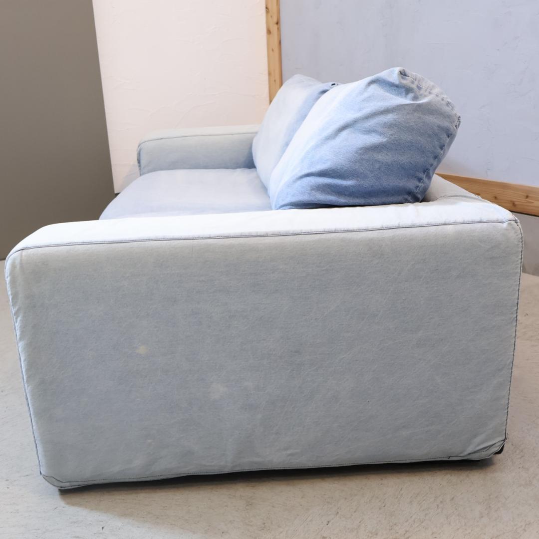 ジャーナルスタンダード FRANKLIN 2人掛けソファ デニム 2Pソファ