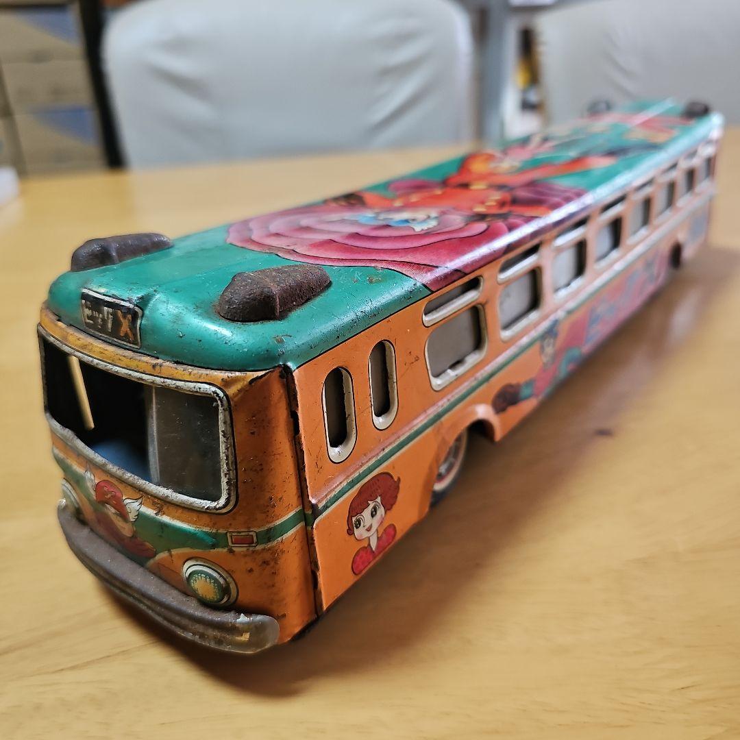 ビッグX バス　ブリキおもちゃ 三浦トーイ？　1965年？