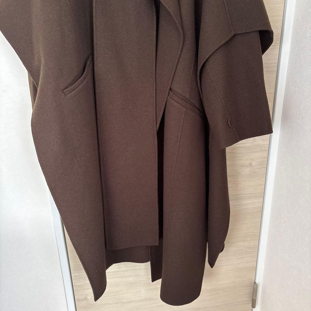 ローレン　ダブルフェイスマフラーウールコート