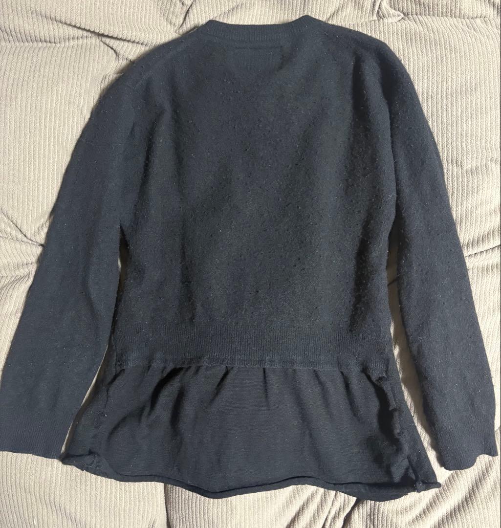 UNDERCOVER 08AW UNREAL期 切り替えニット ドッキングニット