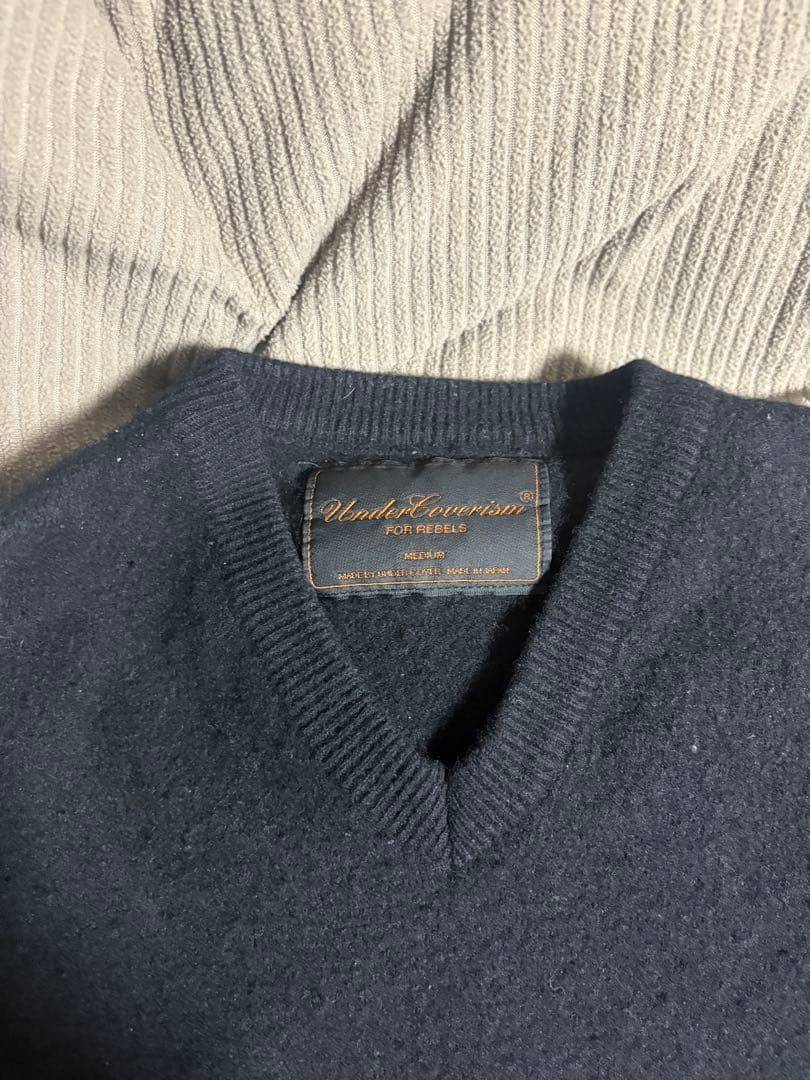 UNDERCOVER 08AW UNREAL期 切り替えニット ドッキングニット