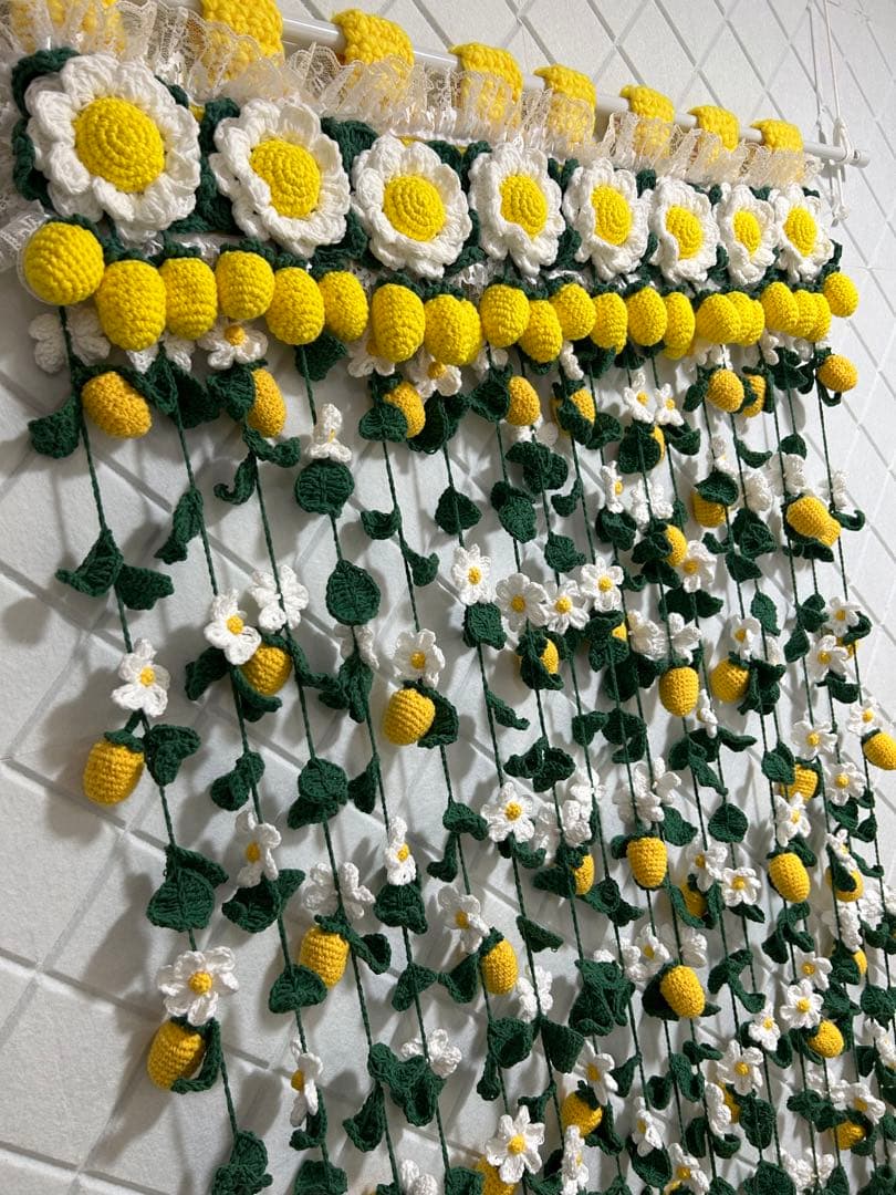 レモンのれん⭐️お花バックNo.66