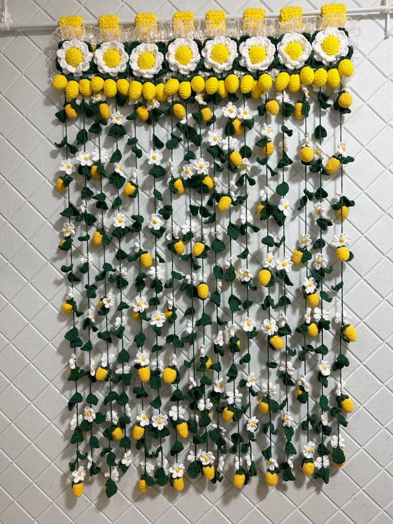 レモンのれん⭐️お花バックNo.66