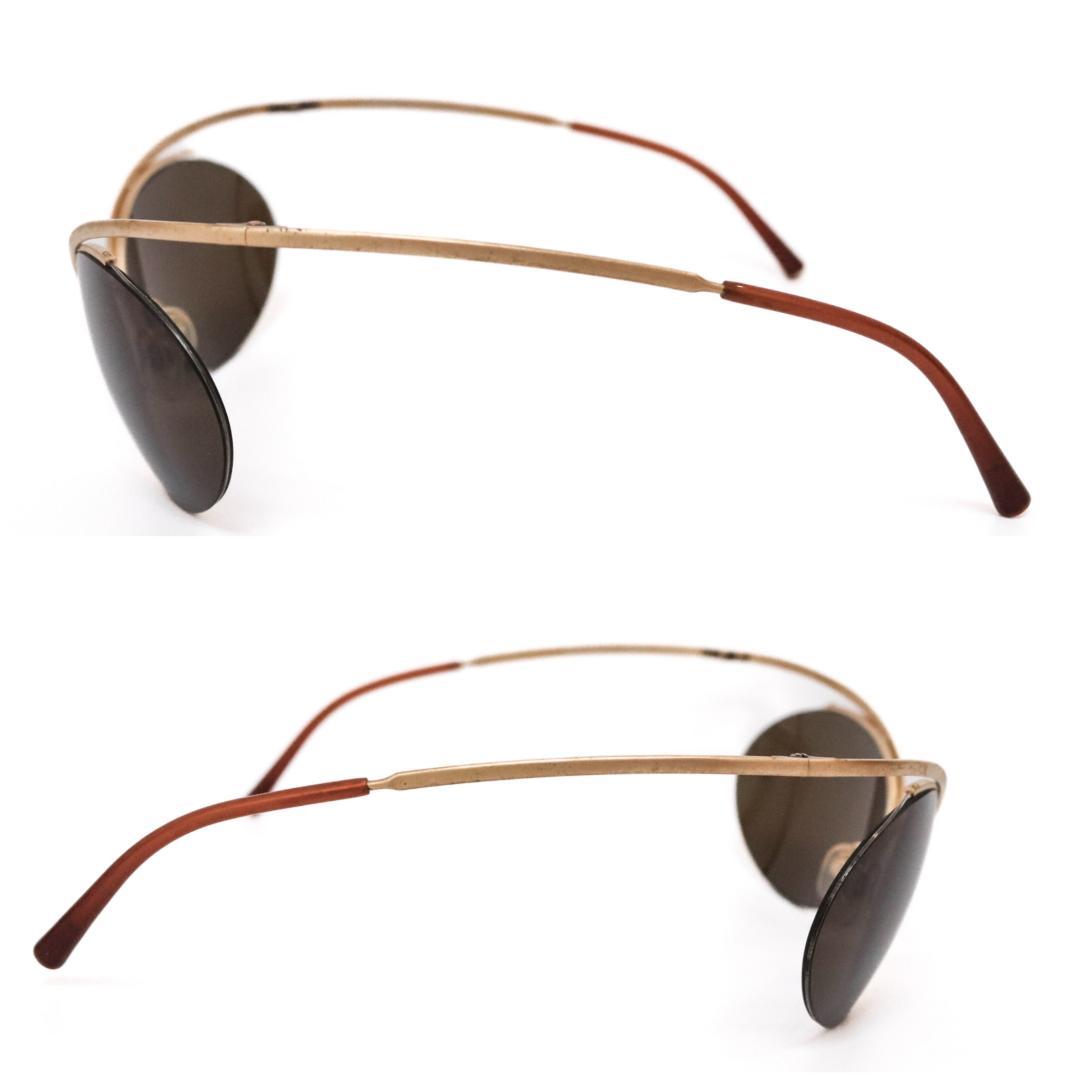 CHANEL ゴールドフレーム ブラウンレンズ 上品サングラス d10