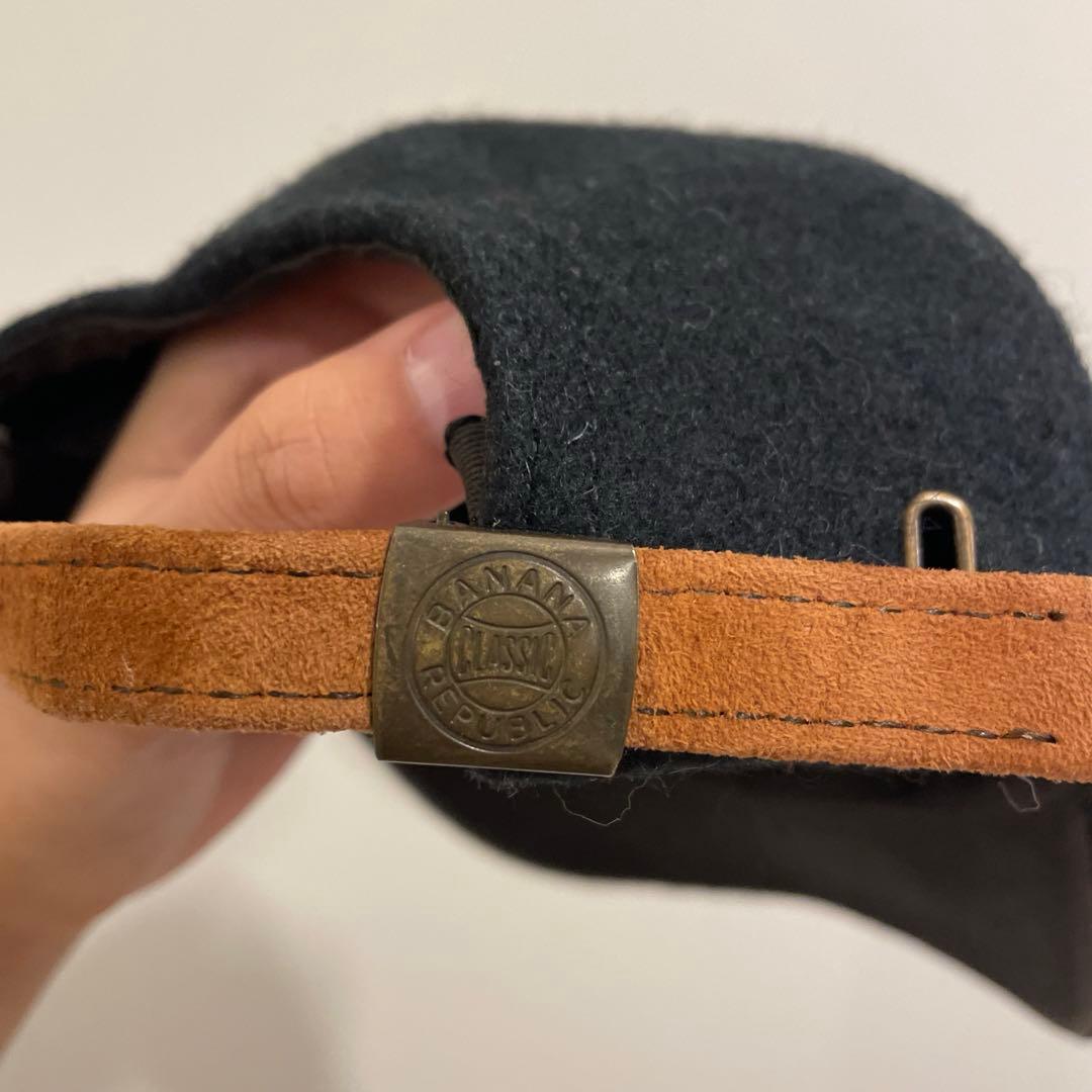 90s USA製 BANANA REPUBLIC ウールキャップ