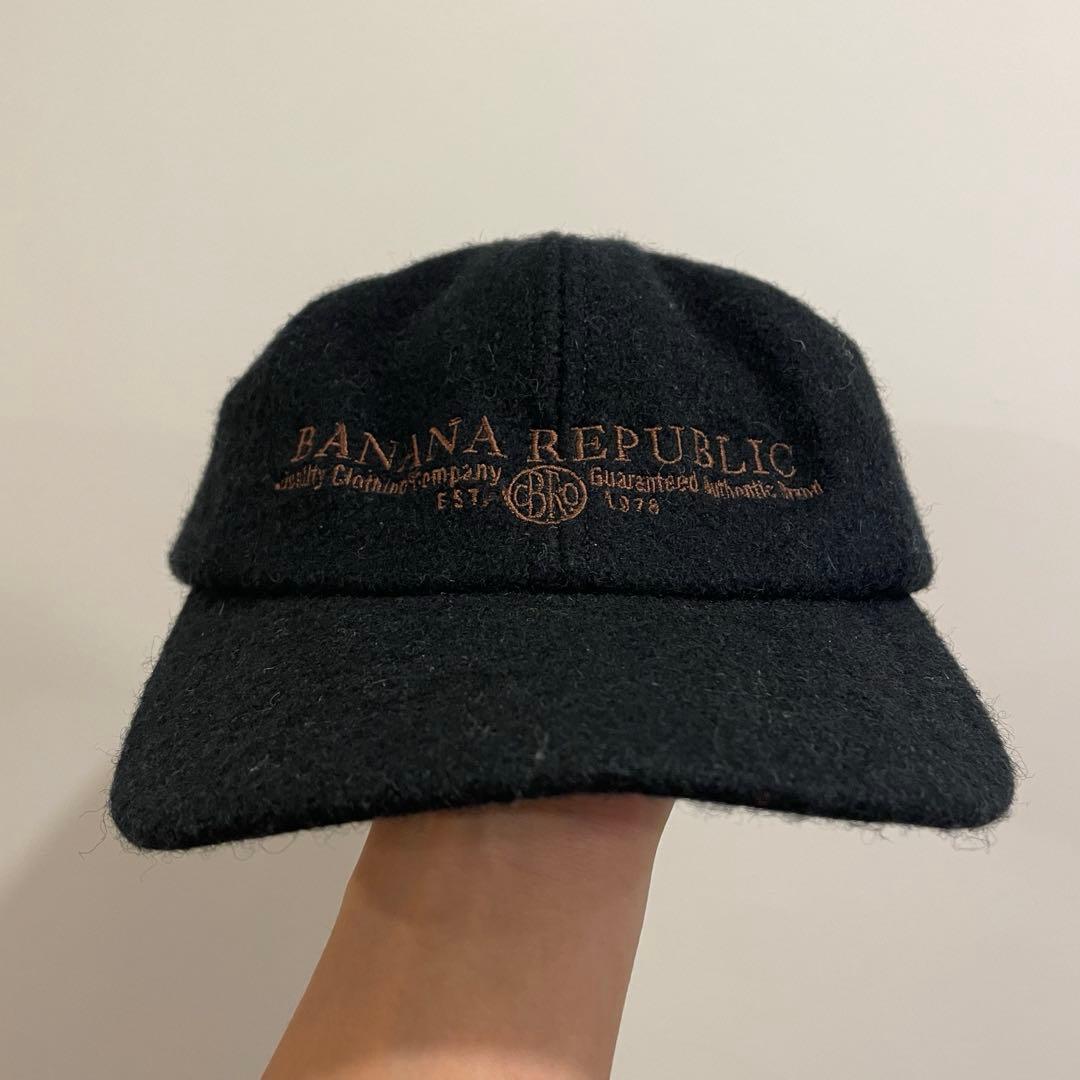 90s USA製 BANANA REPUBLIC ウールキャップ