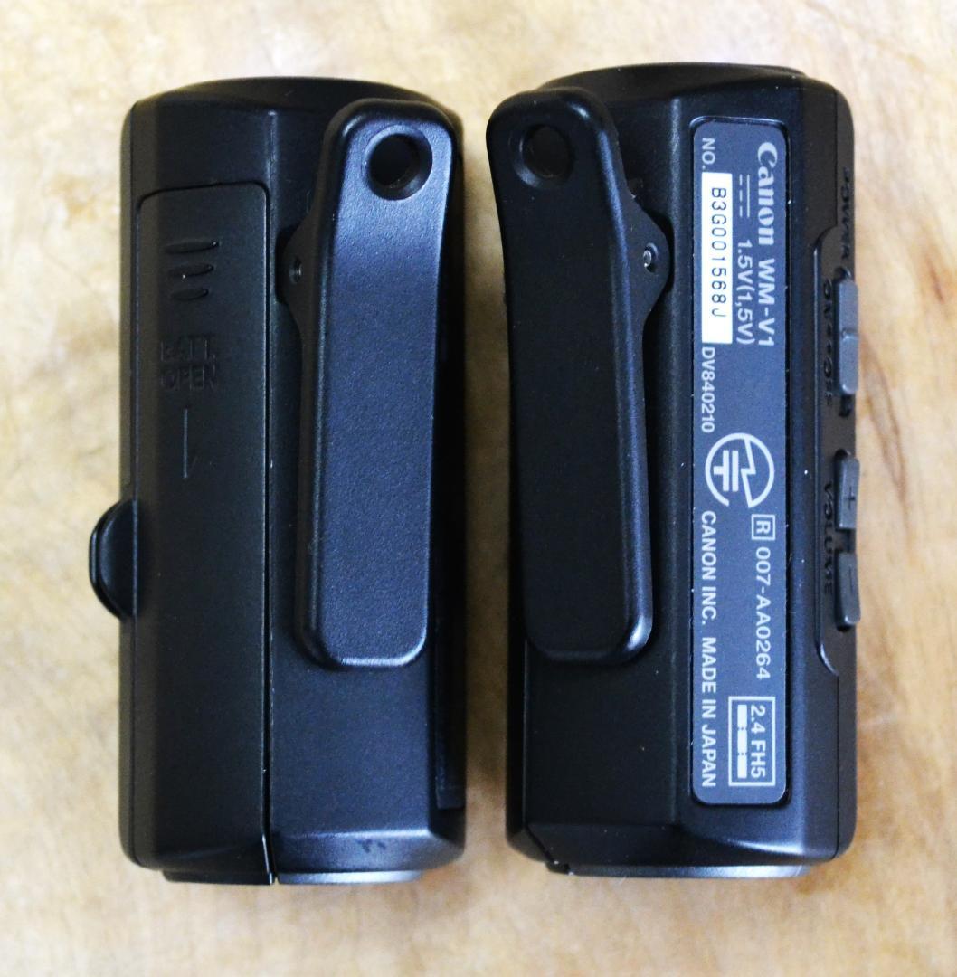 Canon ワイヤレスマイク WM-V1 動作確認済み ケーブル　ウィンドS