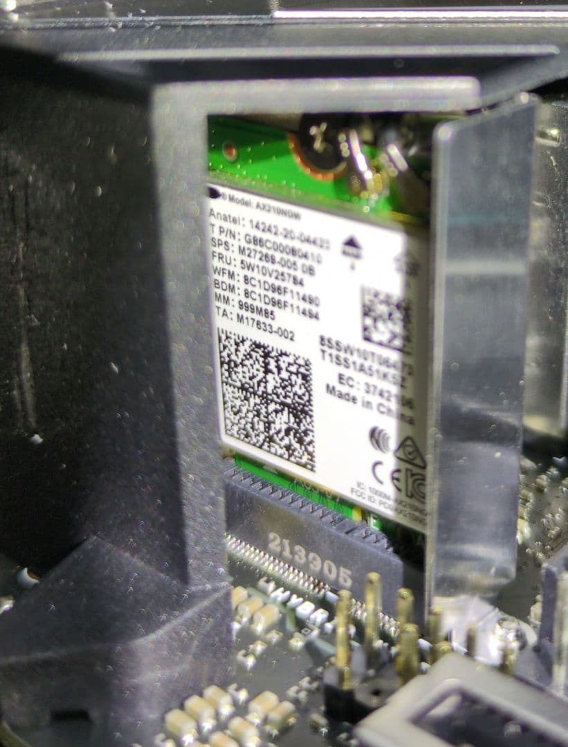 Biostar B660GTN + Intel AX210(Wifiモジュール)