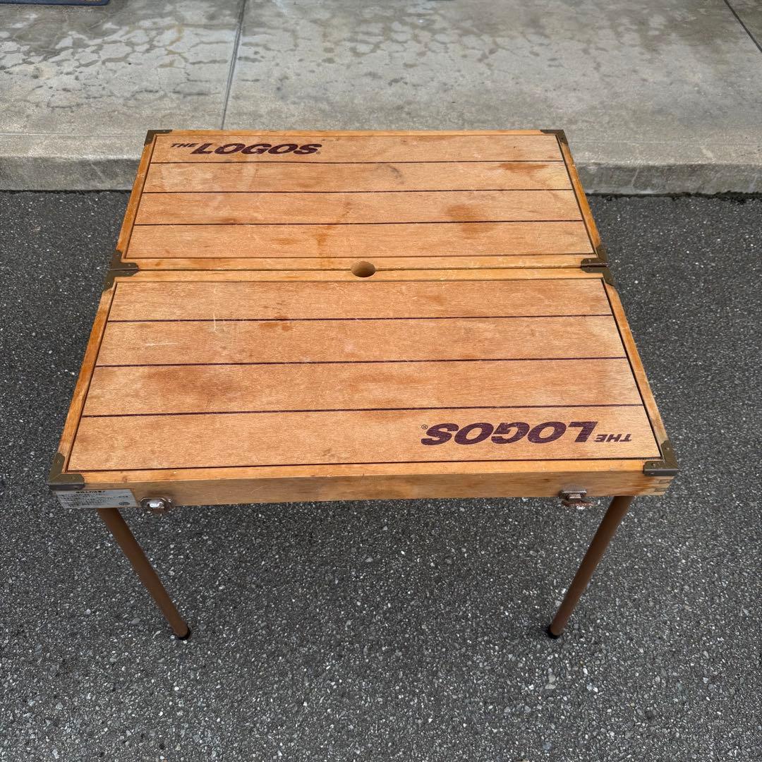 モ*キ様 LOGOS アウトドア用 折りたたみ式テーブルチェアーセット【DC08