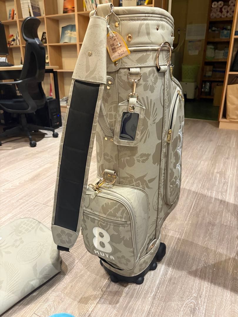 Muta ムーマリン　ゴルフバッグ・キャディバッグ ベージュ　全てセット