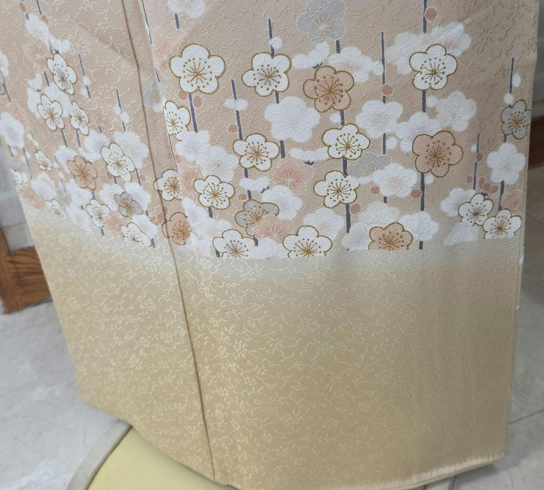 訪問着4点フルセット、着物、袋帯、帯締め、帯揚げ ゆき丈69