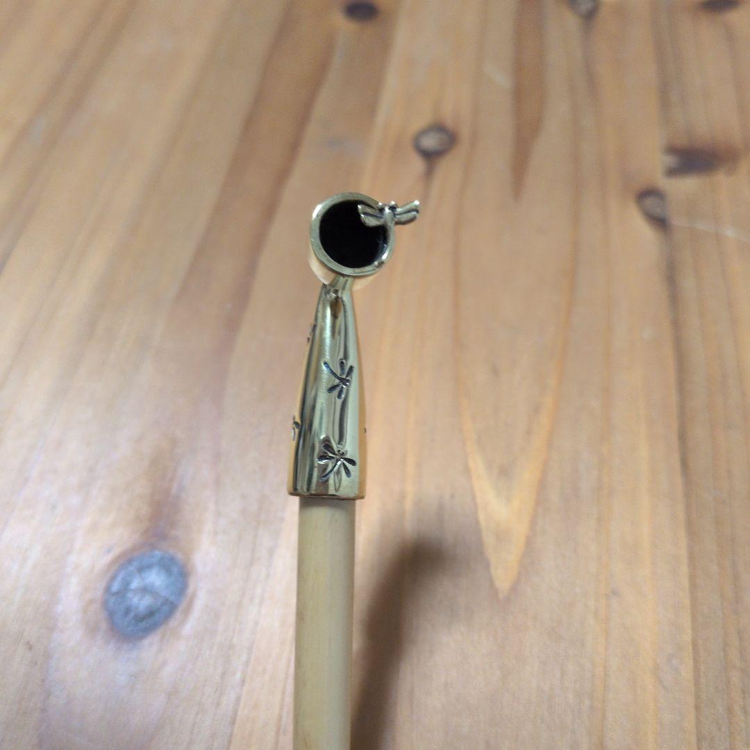 かんざし屋wargo「煙管簪-蜻蛉-＆三味線髑髏一本簪」