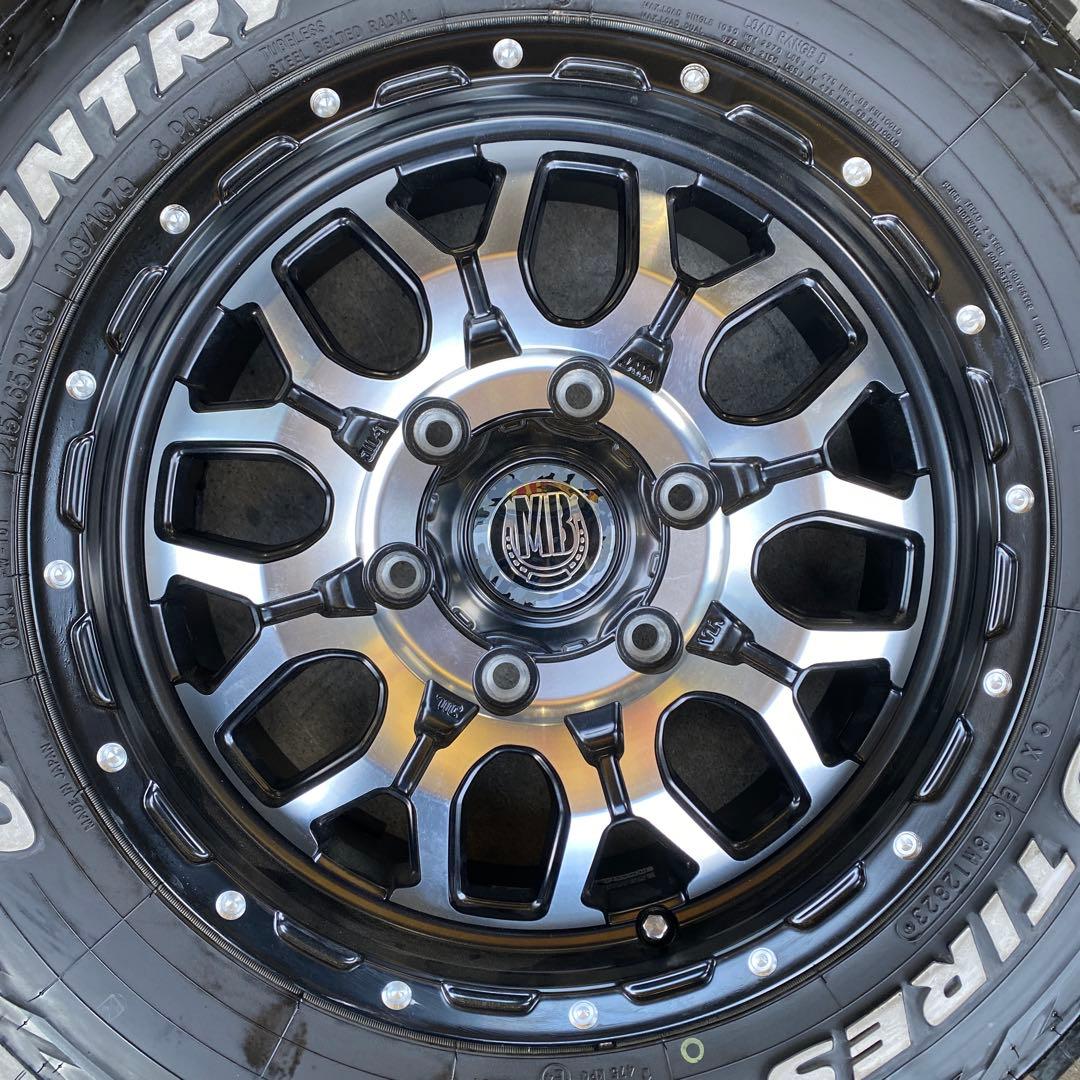 中古トーヨーオープンカントリーR/Tタイヤホイールセット　200系ハイエース