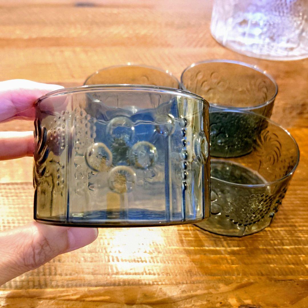 ヴィンテージ ヌータヤルヴィ フローラ ボウル 8cm グレー 4個 イッタラ