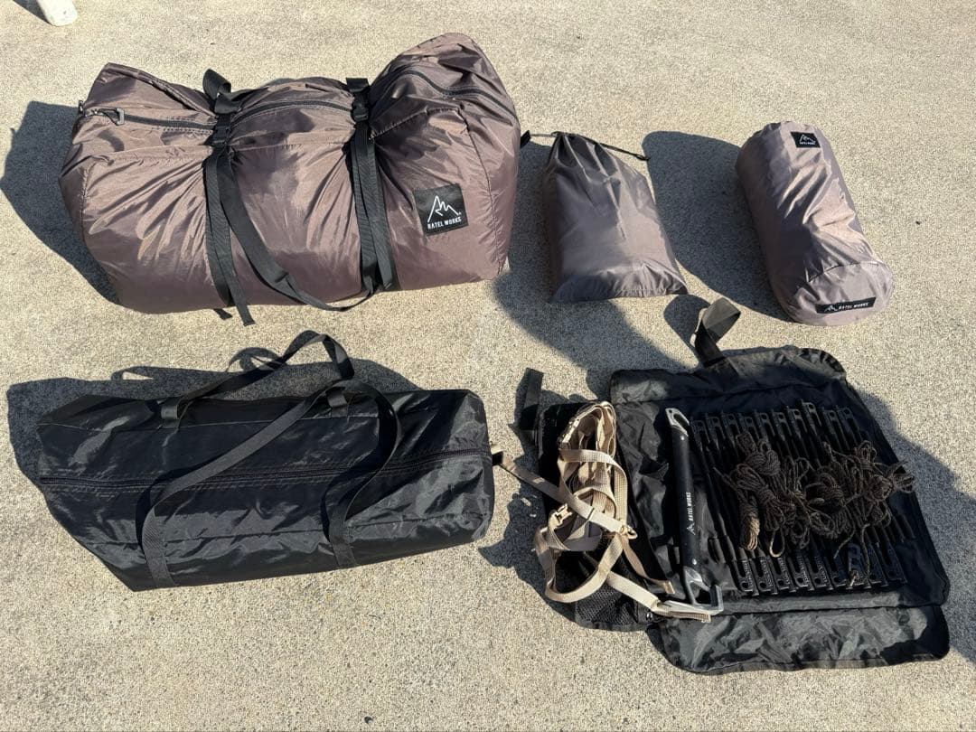 ラーテルワークス　ボーデン　＋　ルーフプロテクター　　＋　リビングシート