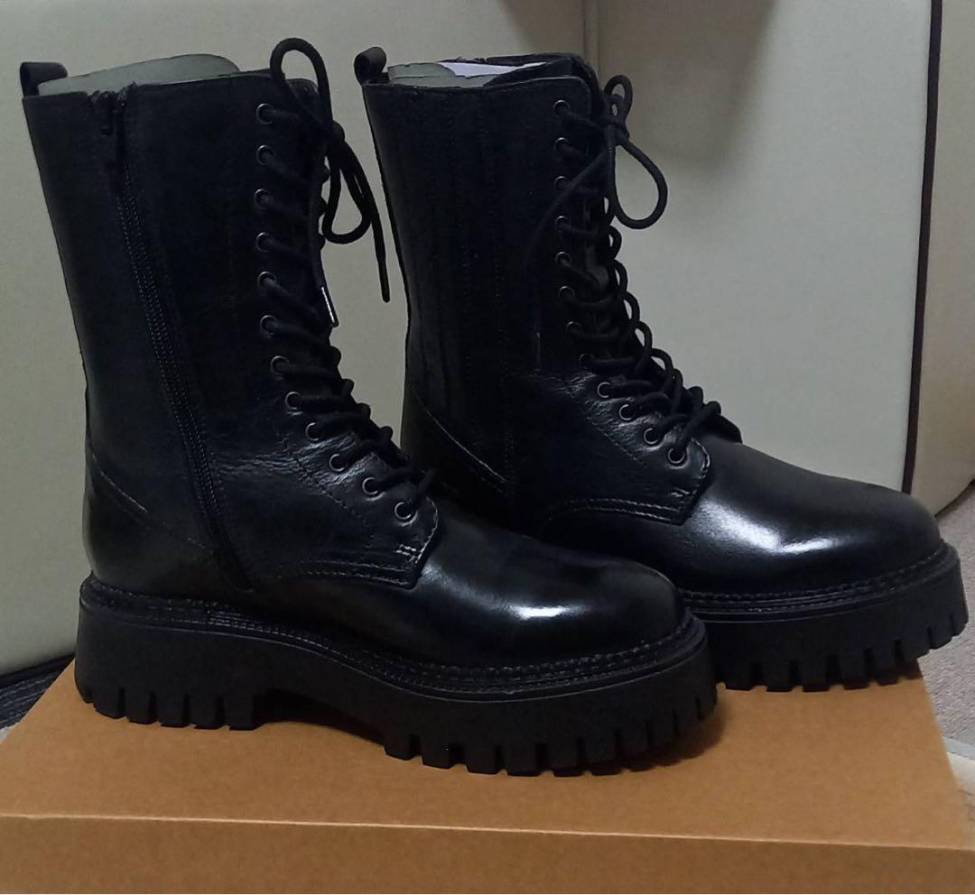 KLONDIKE 本革レースアップブーツ新品未使用23.5cm