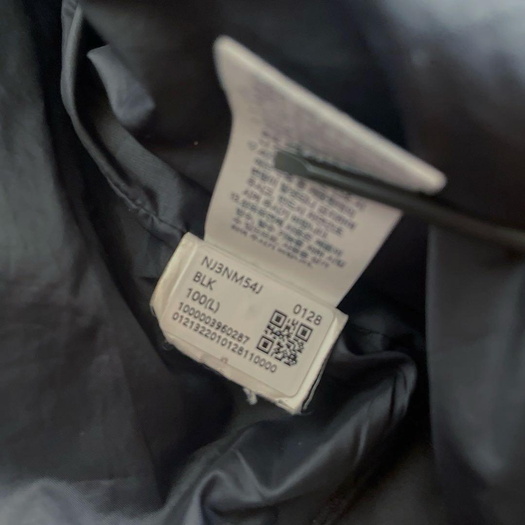 Lノースフェイス黒ブラックボンバーダウンジャケット