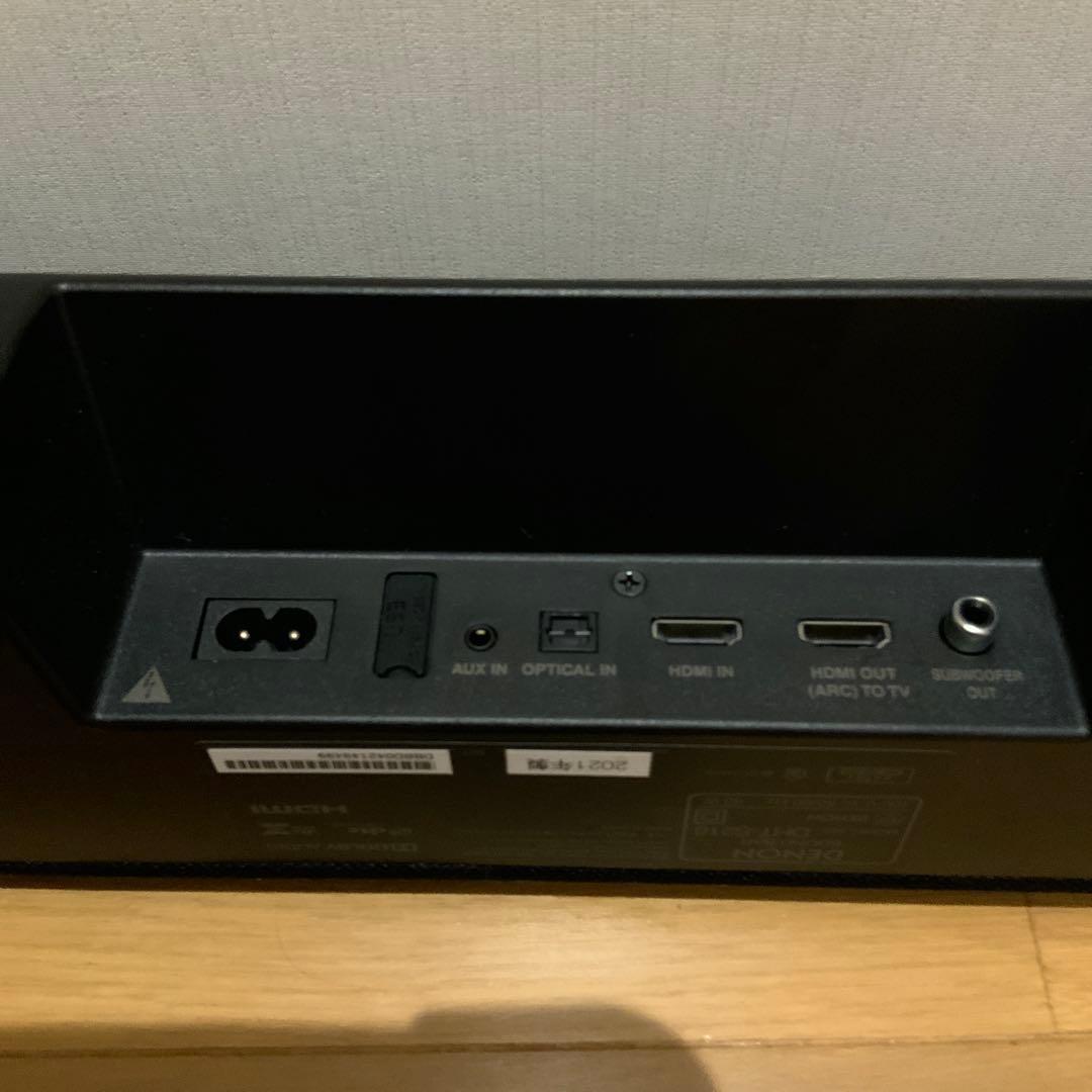 DENON DHT-S216 サウンドバー（本体・電源ケーブルのみ）