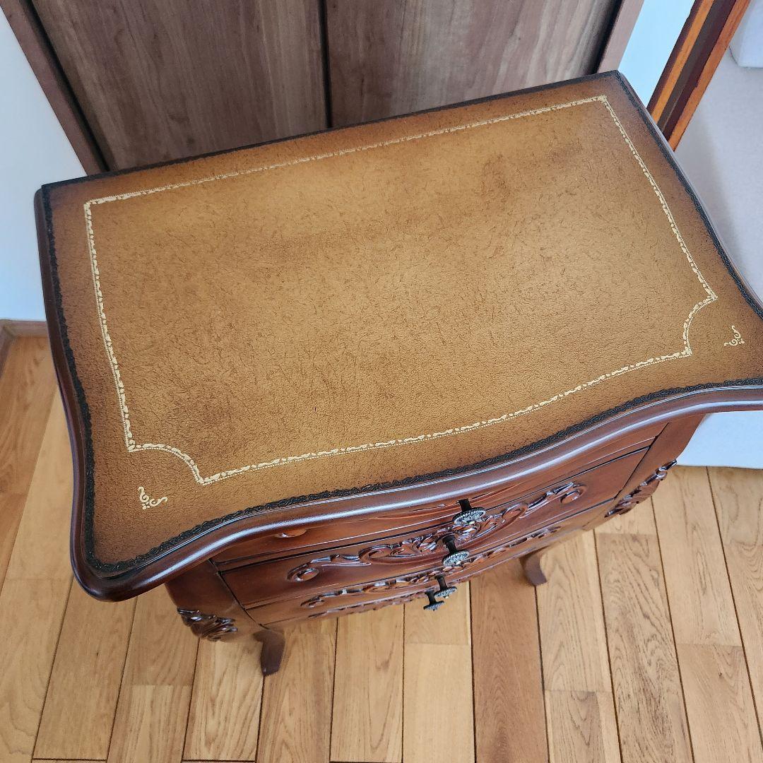 Rikkaヨーロピアン チェスト 4D コモチェスト 天然木 ブラウン