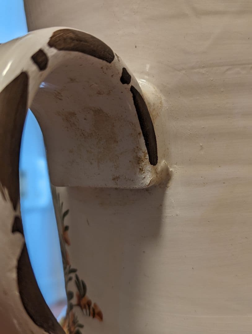 大型傘立て　アンティーク傘立て　陶器傘立て　壺　大型壺