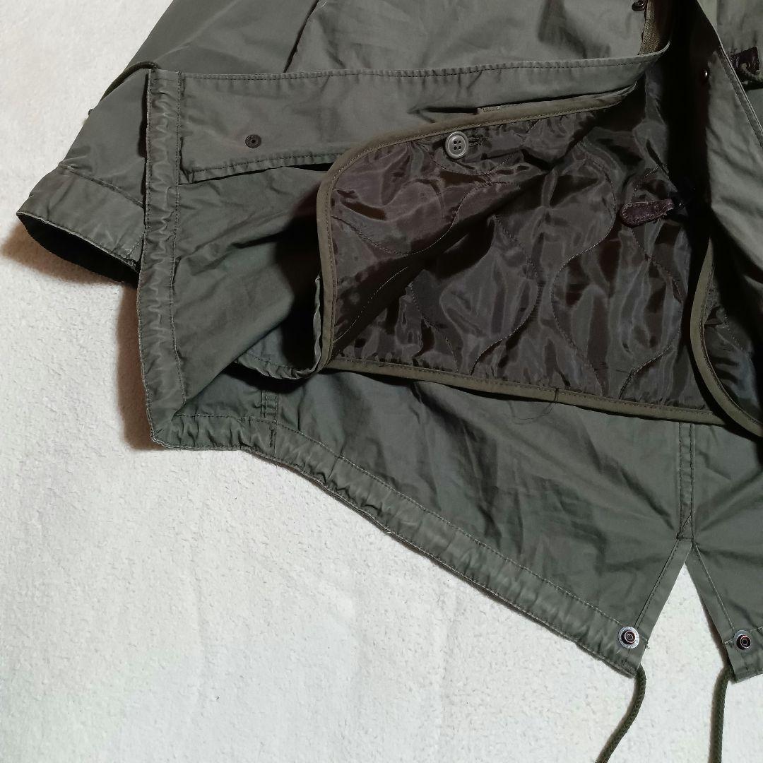 《アルファインダーストリーズ》SHIPS別注 モッズコート オリーブグリーンM