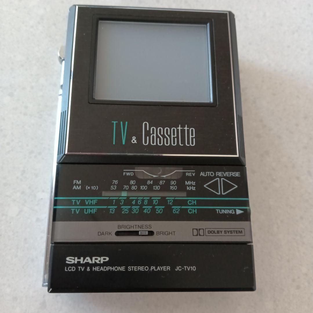 SHARP JC-TV10 TV & カセットプレーヤー