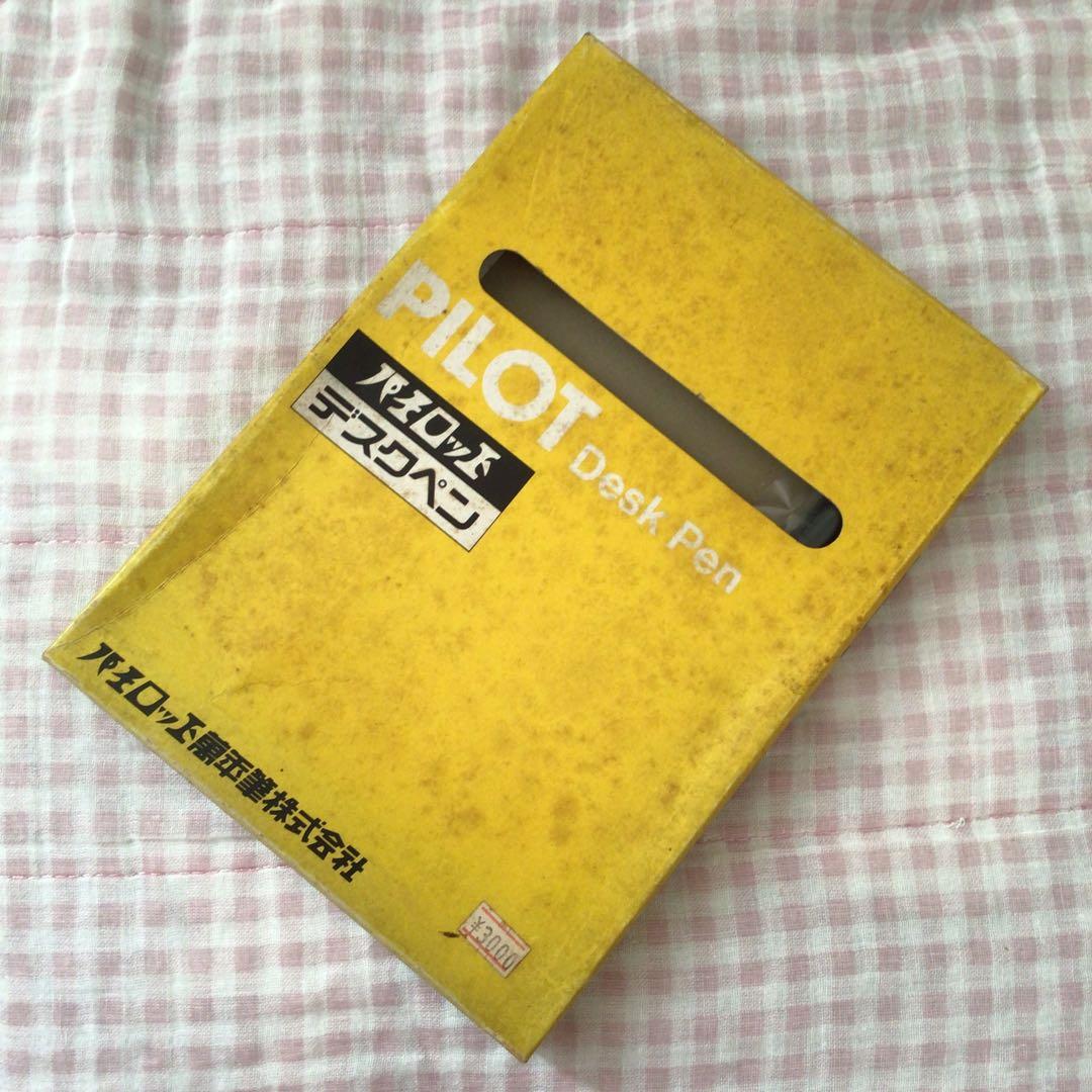 パイロット 14K 14金 万年筆 デスクペン EF 黒 廃盤