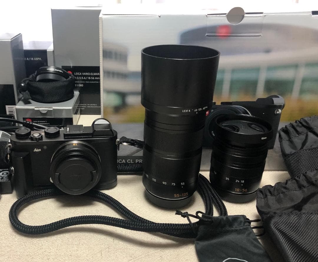 こだわりのLEICA CL ・Digitalフルセット! 純正レンズ3本他付き！