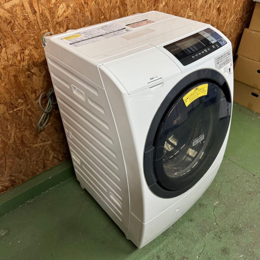 303 関東圏　家庭向　ドラム式洗濯機　容量10キロ 乾燥6キロ　左開き　美品