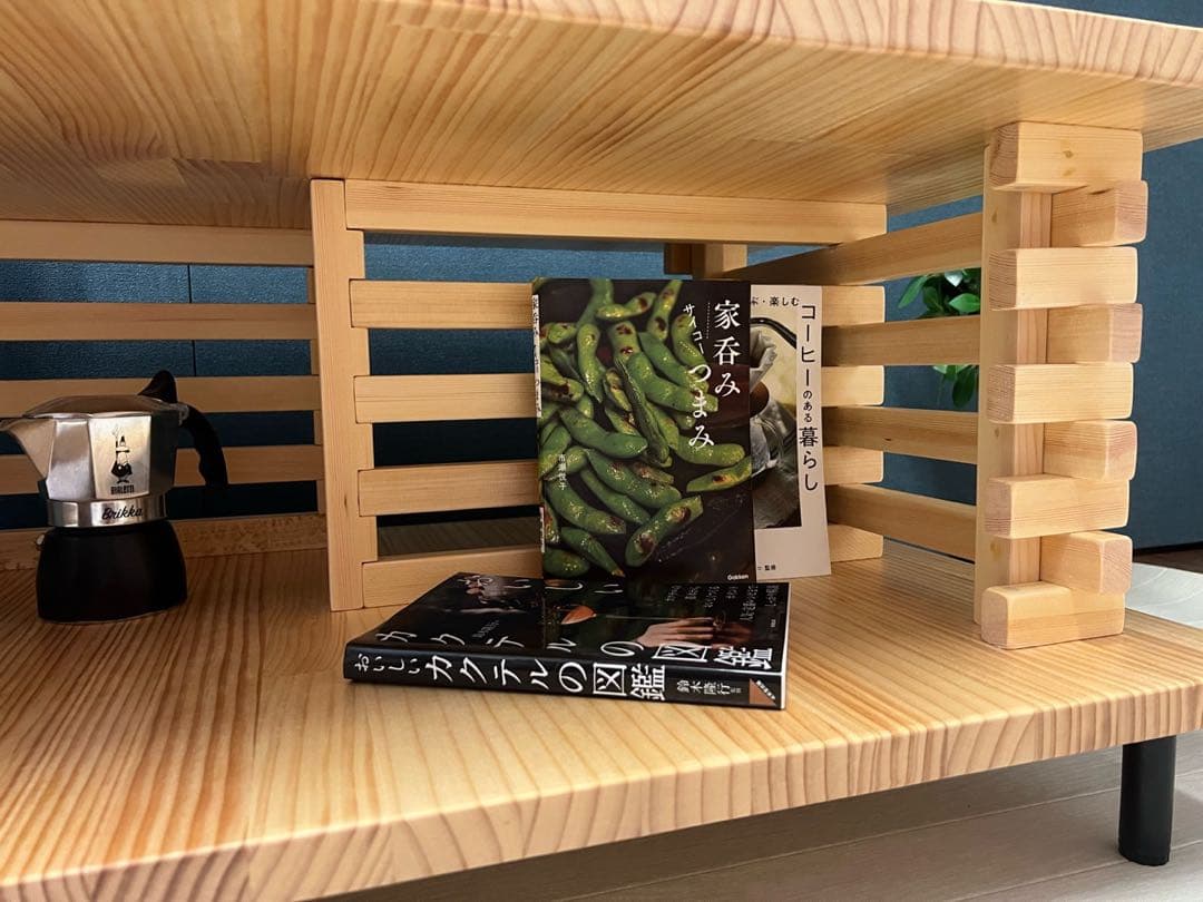 【在庫整理】 ローテーブル 和風 木組格子形 90cm 60cm パイン Nt