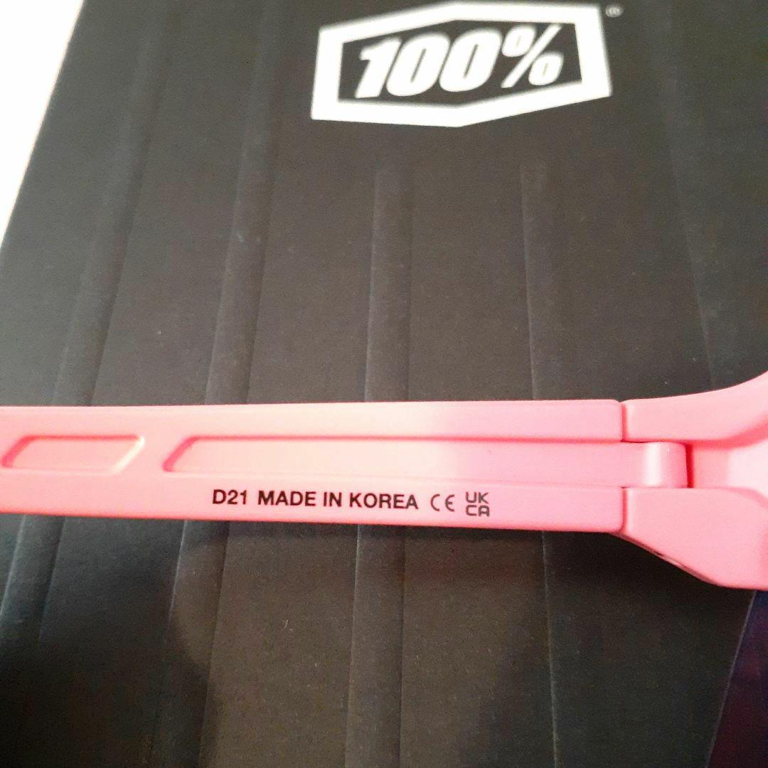 ティナティナ 100% S3 ネオンピンク パープルミラーレンズ