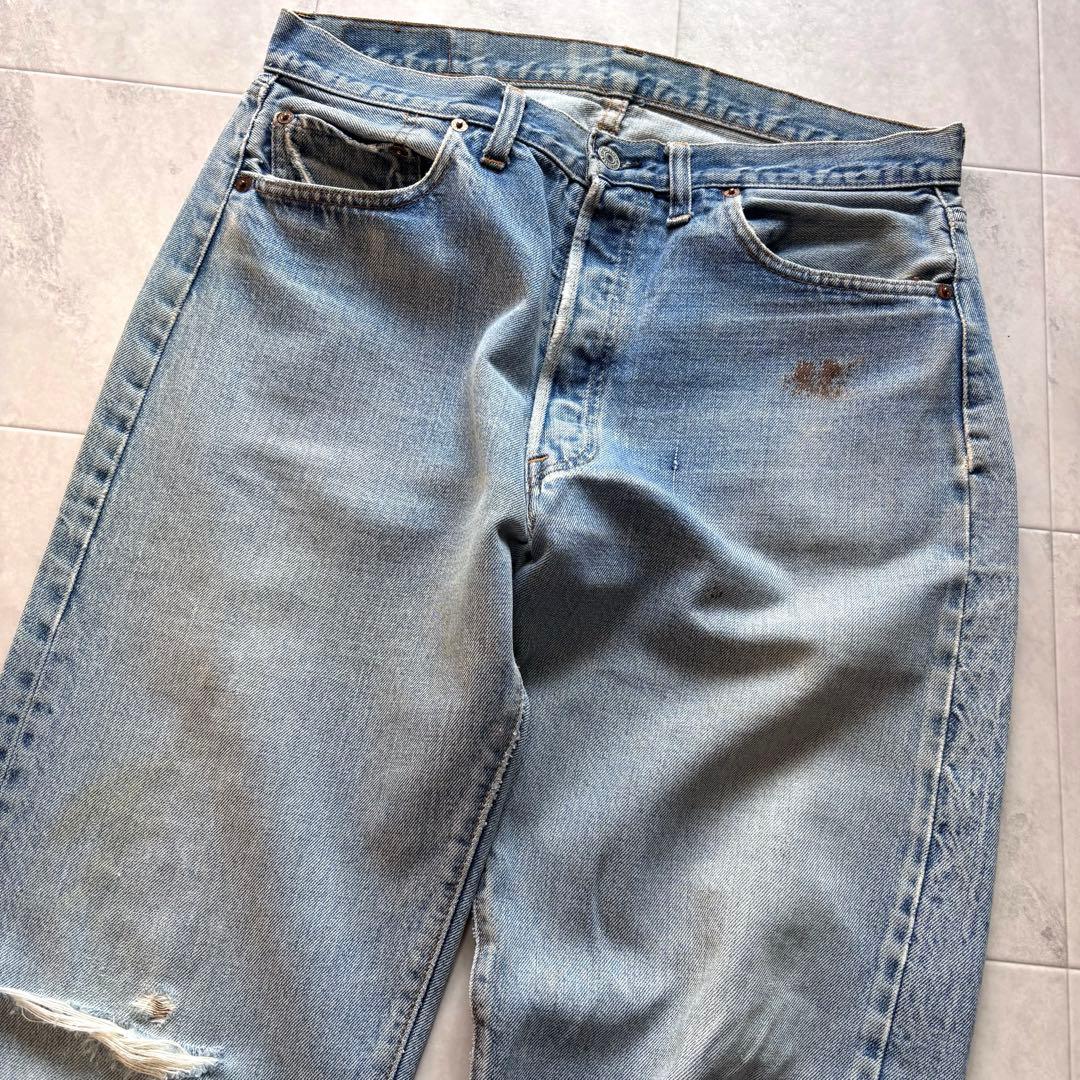 【Vintage】リーバイス501 66前期 デニムパンツ 34×32 赤耳